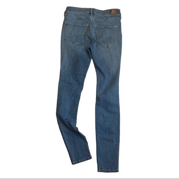 Hollister Women's 28 x 30” Distressed High Rise Super Skinny Denim Jeans - Picture 10 of 12
